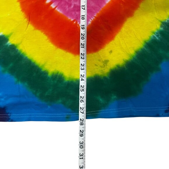 Tie-Dye Heart Shirt Size 2XL - Handmade - Picture 5 of 6